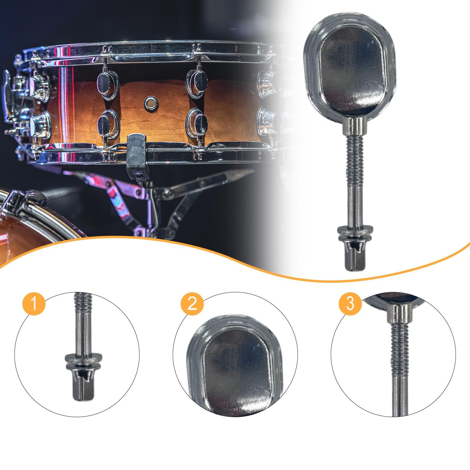 Wmqbjta Replacement Components for Tom Drum Claw Hook And Snare Ear, Style A