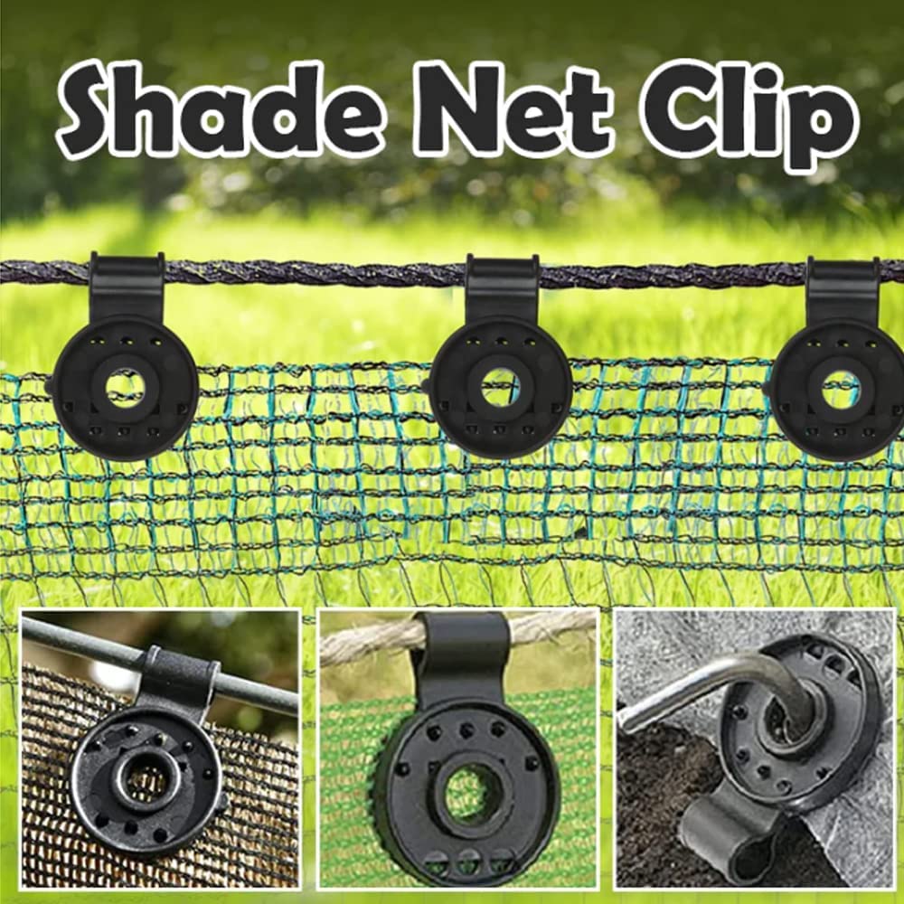30 Stück Schattenstoff-Clips Aus Kunststoff – Robuste Befestigung Für Netze, Planen & Markisen Im Garten