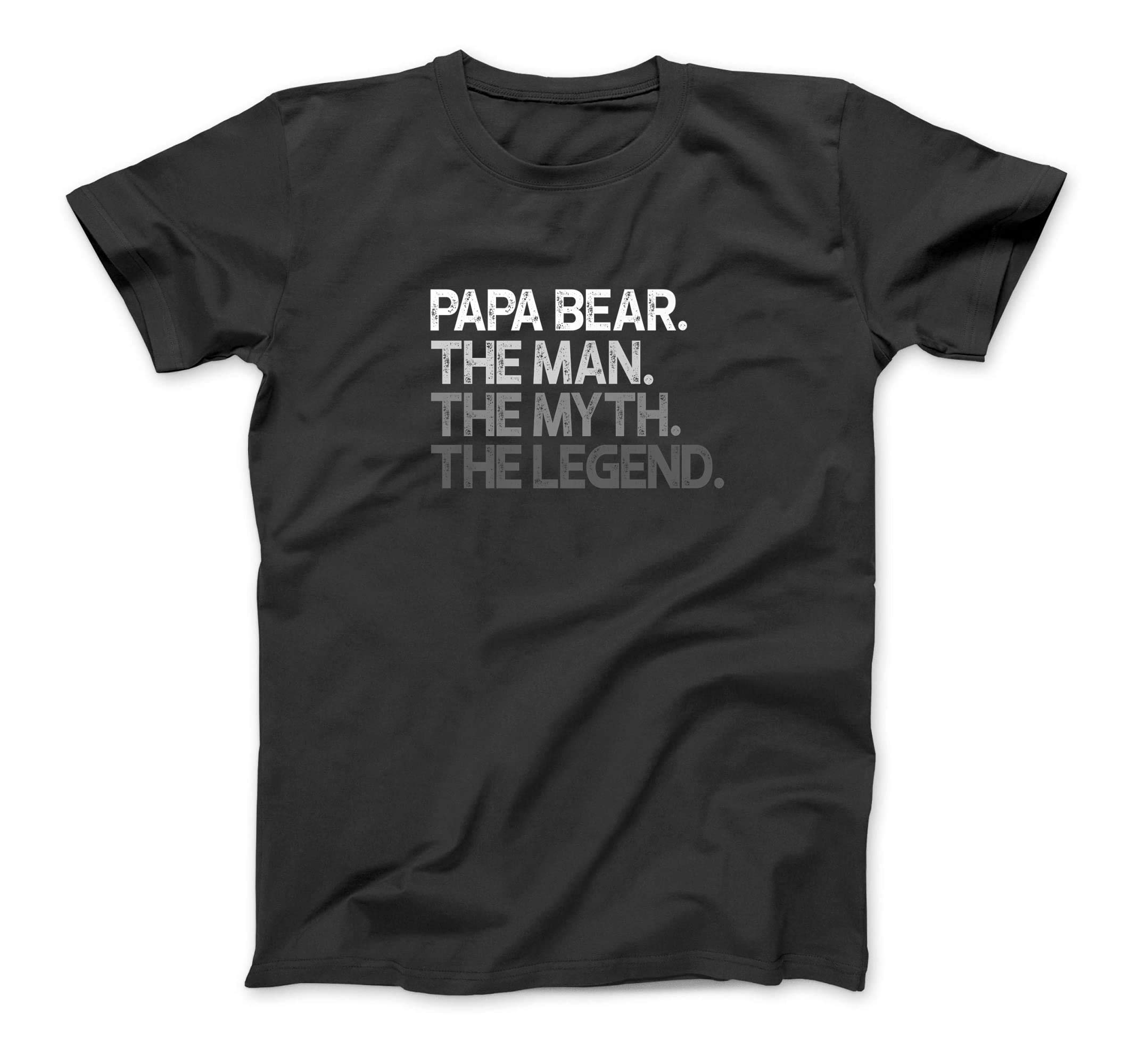 Mens Papa Bear Shirt Gift For Dads & Fathers: The Man Myth Legend Premium T-Shirt Sweatshirt Hoodie Tank Top For Men Women Kids