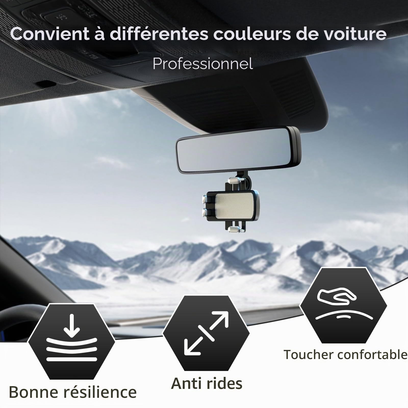 Tissu ciel de toit - Vendu au mètre - Aspect daim - En cuir synthétique - Avec dos en mousse de 4 mm - Revêtement intérieur - Réparation de tissu de voiture - Noir - 150 x 250 cm