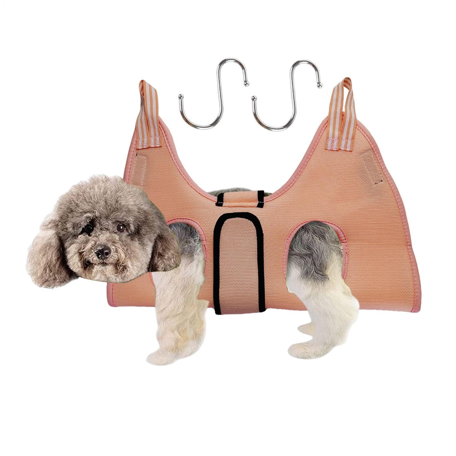 Soporte para mascotas con ganchos en S ideal para el baño y examen en casa