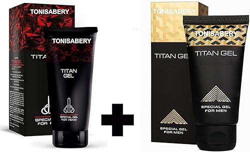 Miniatura 3 de Enlarger Titan Gel Red para Hombres Original Masculino Gel de Ampliación Oro con Titan Gel Crema de Masaje Rojo (Paquete de 2)