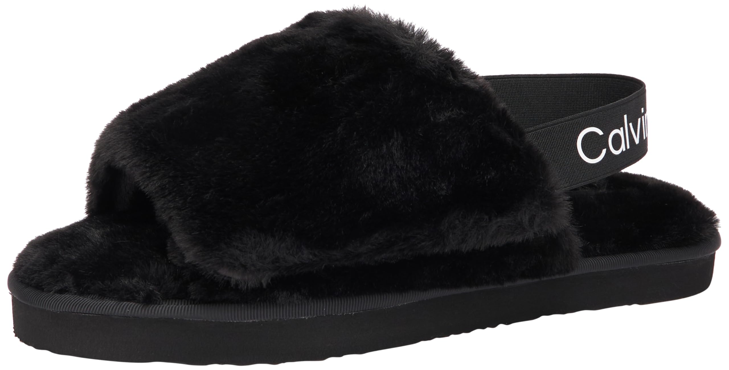 Calvin Klein Superficies de Velcro para el hogar, Zapatillas Mujer, Black Bright White, 40 EU