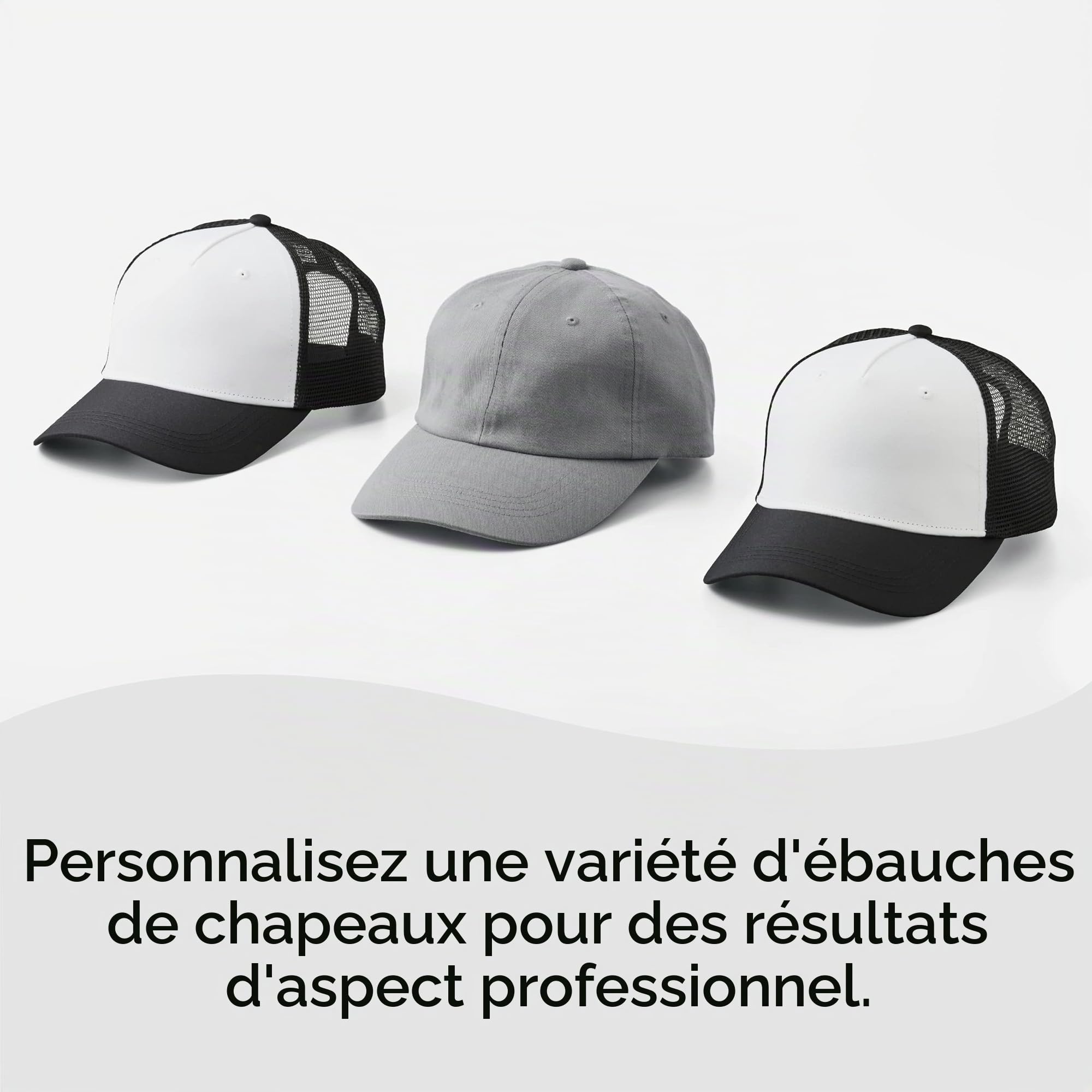 Cricut Presse à chapeau 12,7 x 7,6 cm - Presse à chaleur incurvée pour projets de chapeau et de casquette - pour une utilisation avec vinyle HTV, encre infusible et sublimation jusqu'à 204,4 °C