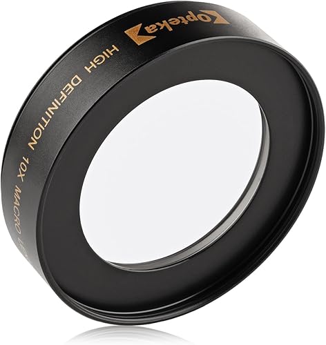 Opteka Lente macro acromática de 10 dioptrías de primer plano para Canon EOS 90D, 80D, 77D, 70D, 60D, 1Ds, 7D, 6D, 5D, 5DS, T7s, T7i, T7, T6s, T6i,