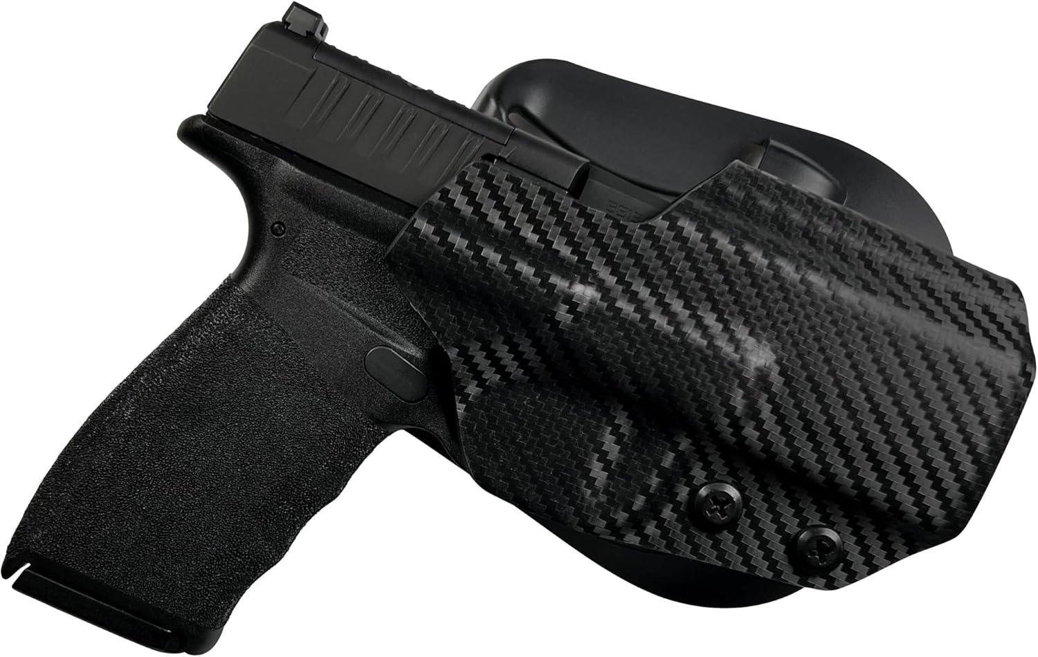 OWB Paddle Holster Fits Springfield Hellcat Pro Outside The Waistband Carry Gun Holster Kydex American Made OWB with Paddle Attachment