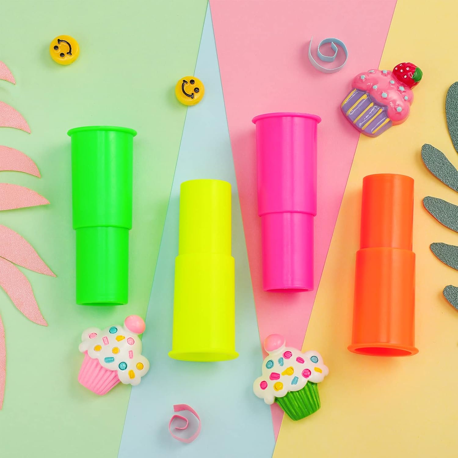 24 Pieces Plastic Whistles Toy Siren Whistle Whistle Noise Maker Party Whistles for Birthday Party Favors : Toys & Games