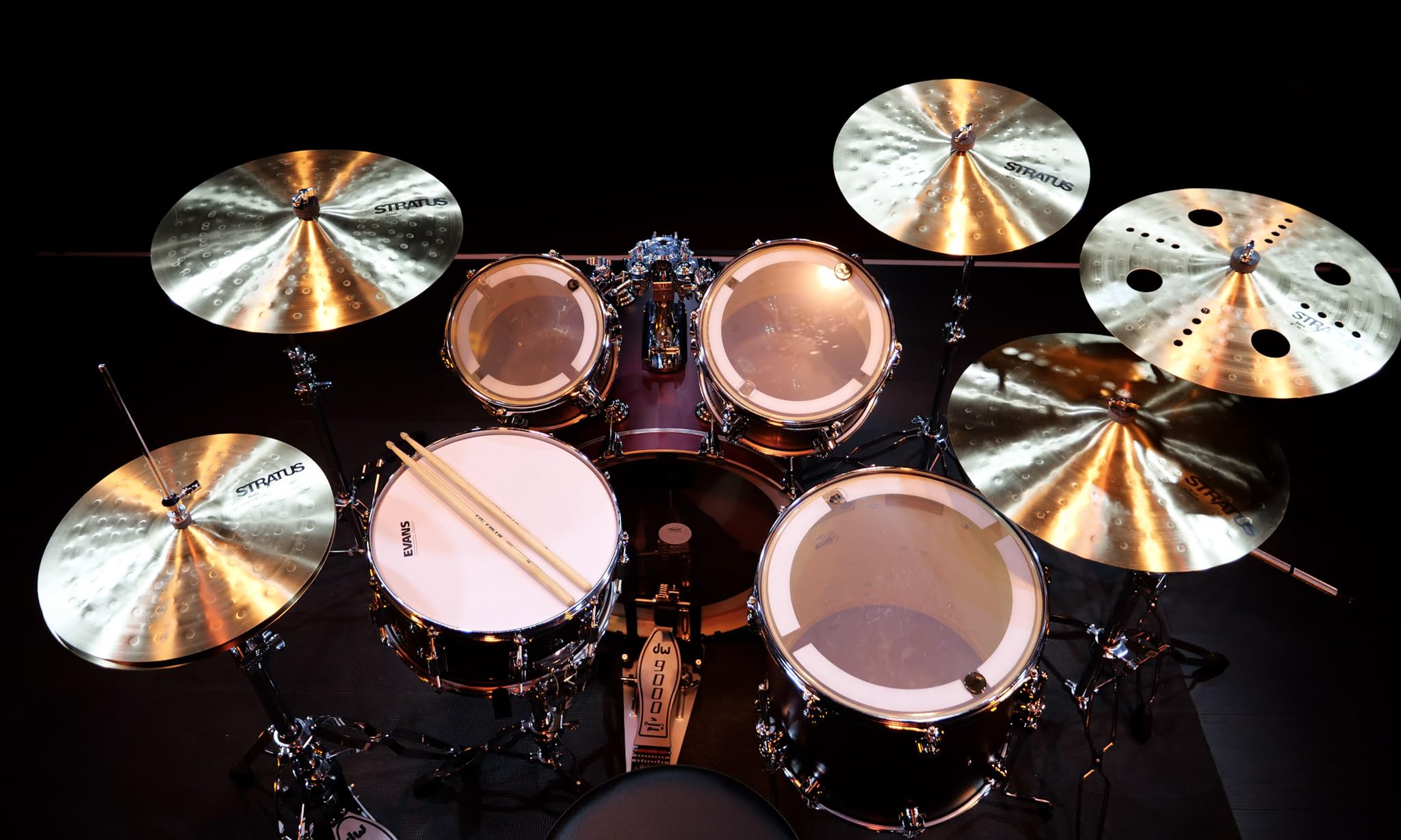 Sabian Stratus S2212 - Piatto ride, 55 cm, colore: bronzo