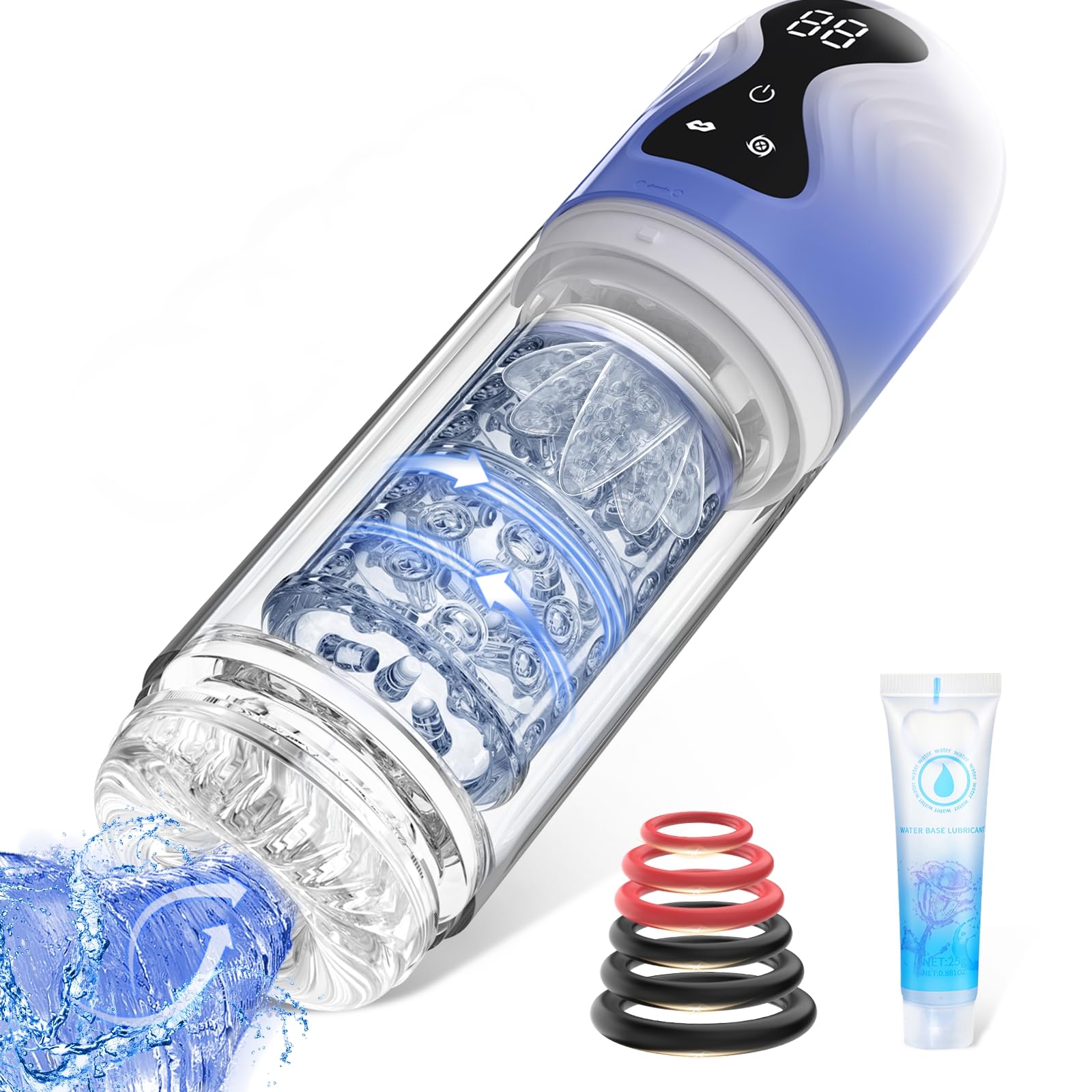 Masturbatore Uomo Sex Toys - Sex Toy Realistico Masturbatori per Uomini Maschile Tascabile Reale Sexy Giocattolo Erotico per Sesso, Pene Pompino per Gli con Vagina Finta Spinta Giocattoli Sessuali