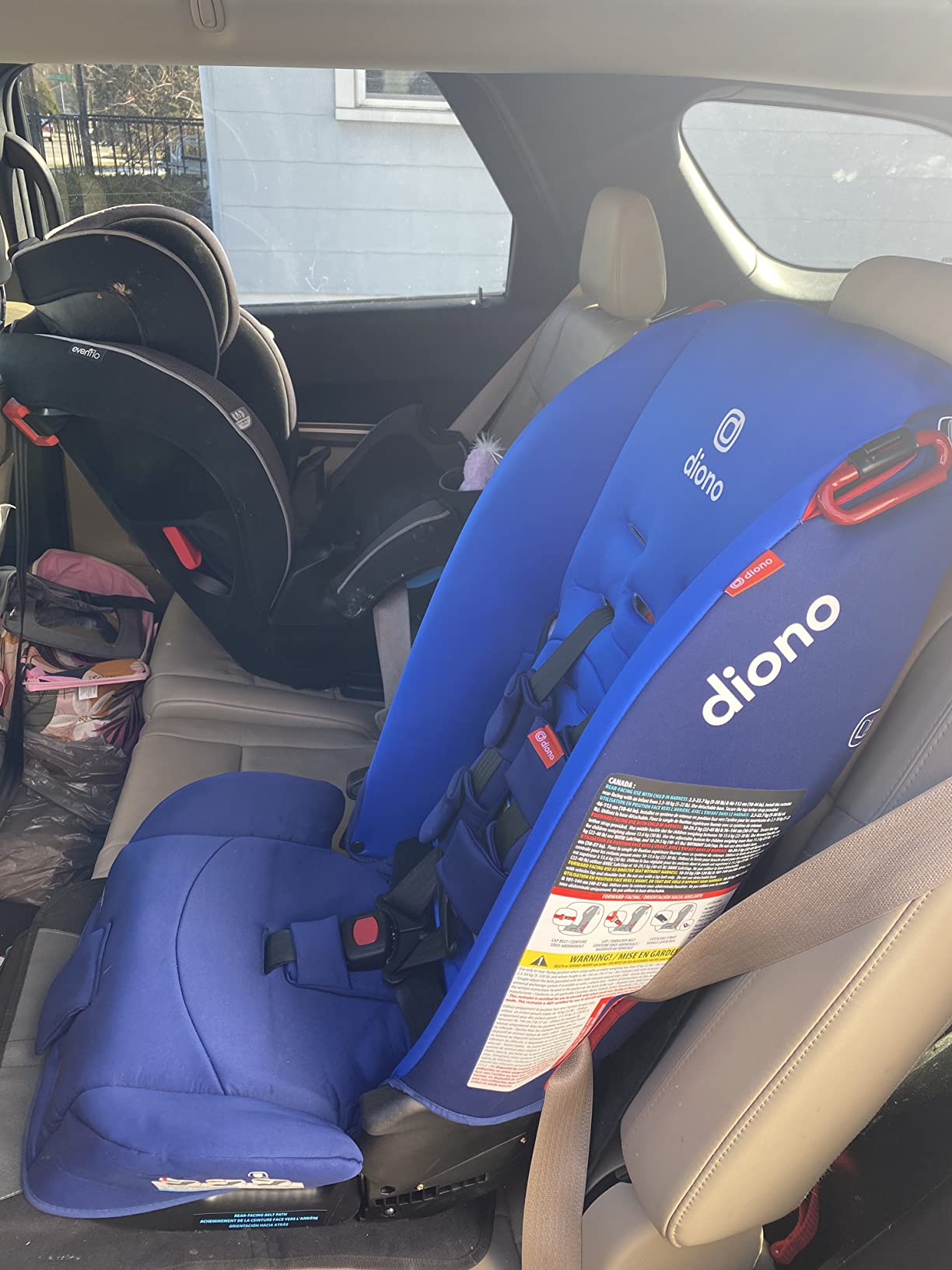 33/mo Finance Diono Radian 3R, 3in1 Convertible Car Seat, Rear Facing & Forward Facing, 10