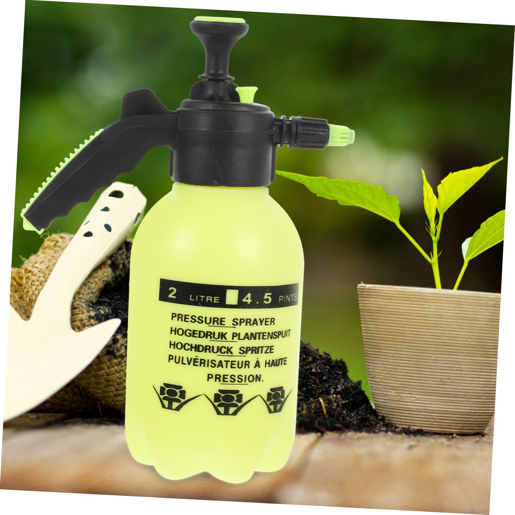 Klein Gießkanne Für Pflanzen Hochdruck Sprühgerät Mit Verlängerungsrohr Handlicher Sprüher Für Garten Und Zimmerpflanzen Zur Gleichmäßigen Befeuchtung Und Pflege Von