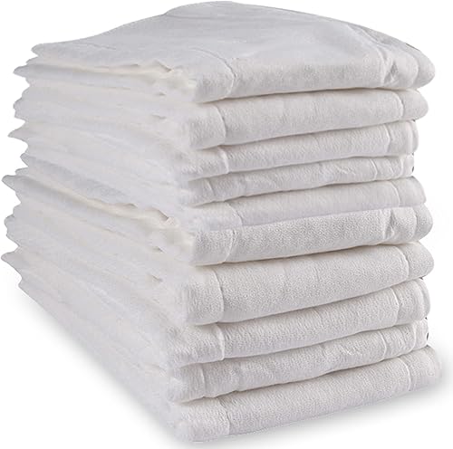 Pañales de tela preplegados, de algodón de primera calidad, 3 capas, respetuosos con el medio ambiente, lavables, para bebés y niños pequeños,