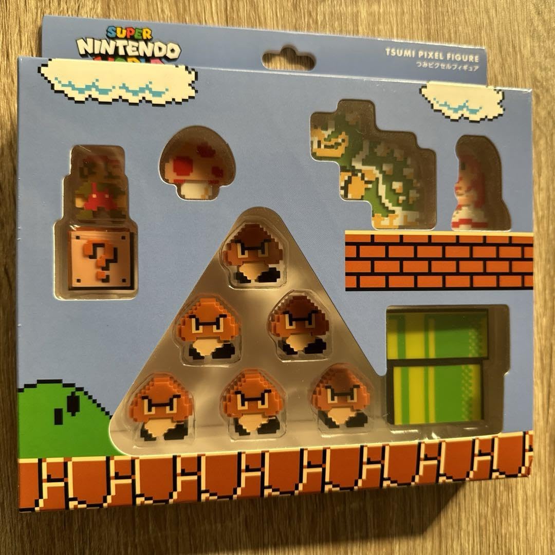Amazon.co.jp: USJ 8bitピクセルつみフィギュアマリオusj