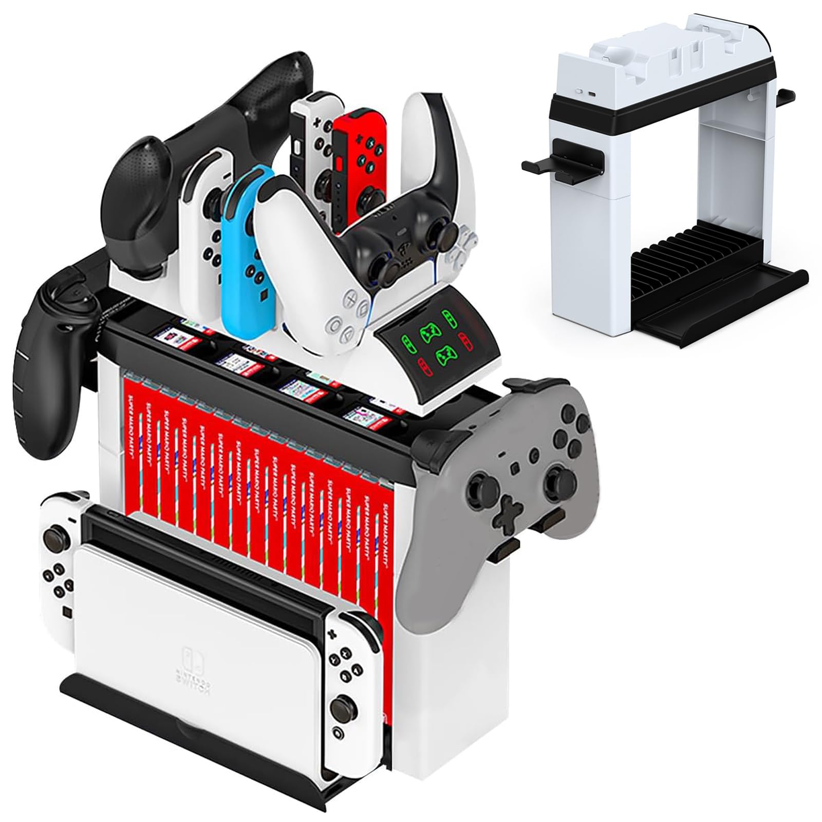 美品Nintendo Switch ジョイコン4個　充電スタンド マリオカート 美品Nintendo Switch ジョイコン4個 充電スタンド マリオカート