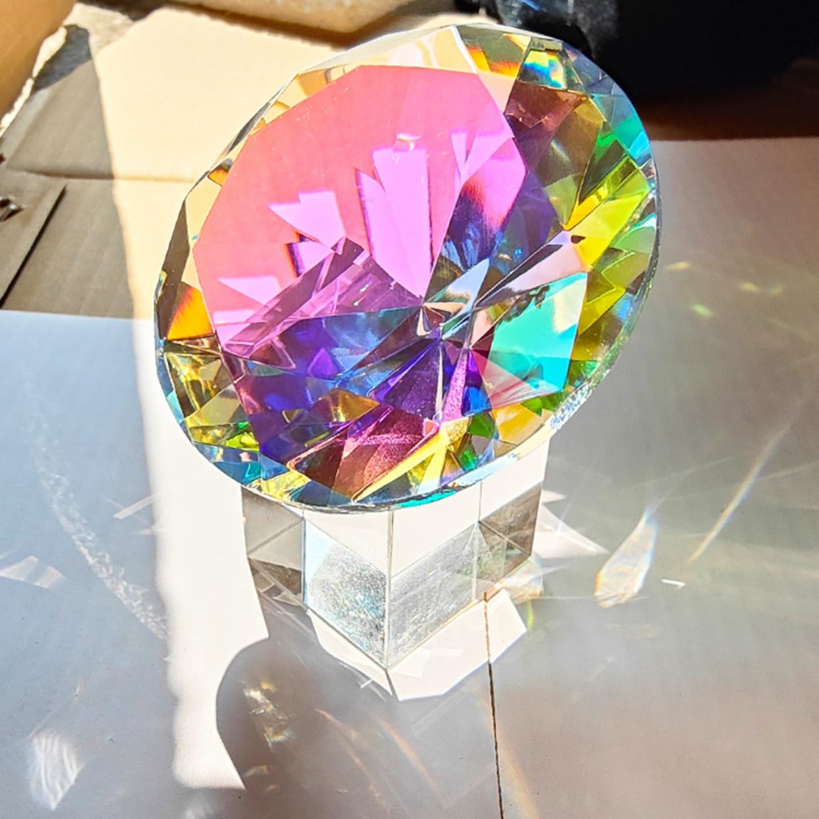 Amazon.co.jp: 人造ダイヤ k9クリスタルガラス 水晶 ダイヤ