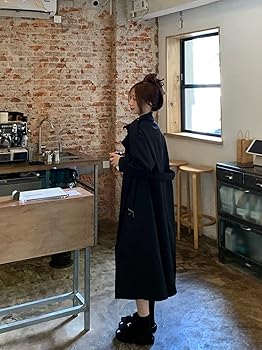 Amazon | [ShuMing] 春コート レディース 長袖 ロングコート