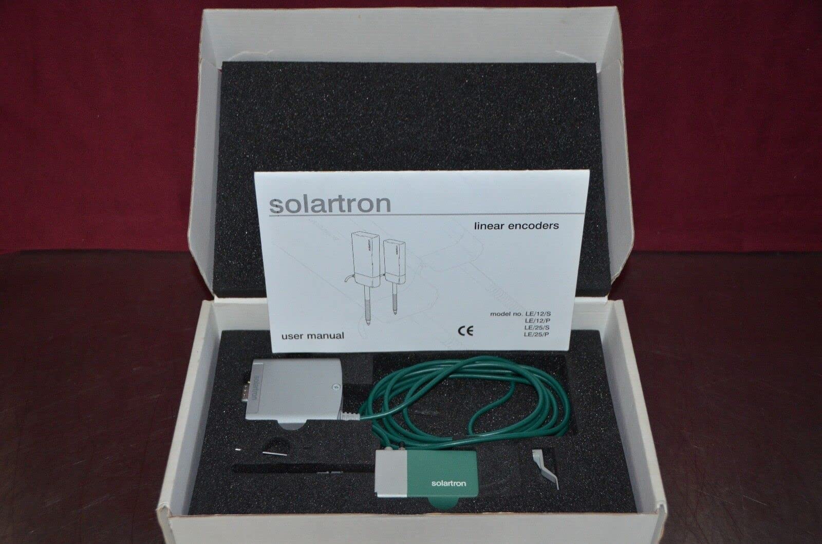 SOLARTRON LE12 LE/12/S IP65 Spring Push Linear Encoder Orbit 961100 New in Box