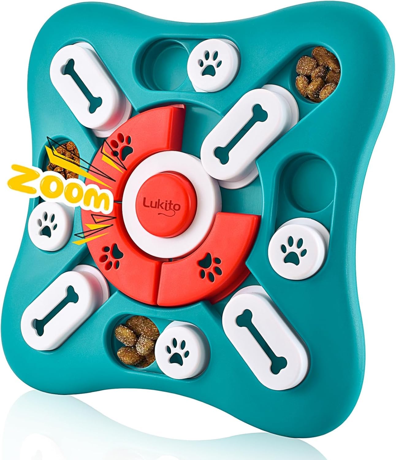 Rompecabezas Para Perro, Juguetes Para Perro Con Dispensador De Golosinas Para Alimentación Pausada y La Estimulación Mental, Juguetes Interactivos Para Perro, Ideal Como Regalo Para Perros y Gatos