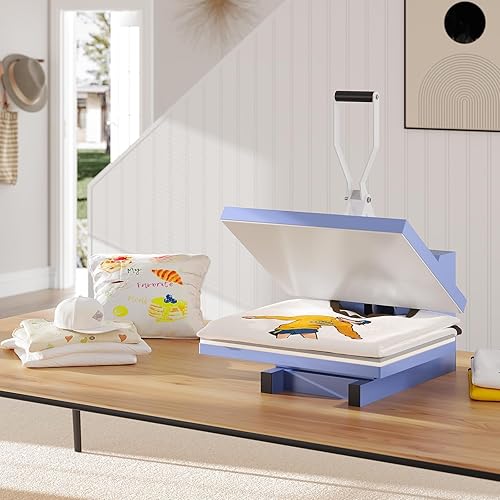 Miniatura 2 de GAOMON Prensa de calor de 16 x 20, impresora profesional digital, máquina de prensa de calor de calentamiento rápido con presión ajustable, máquina