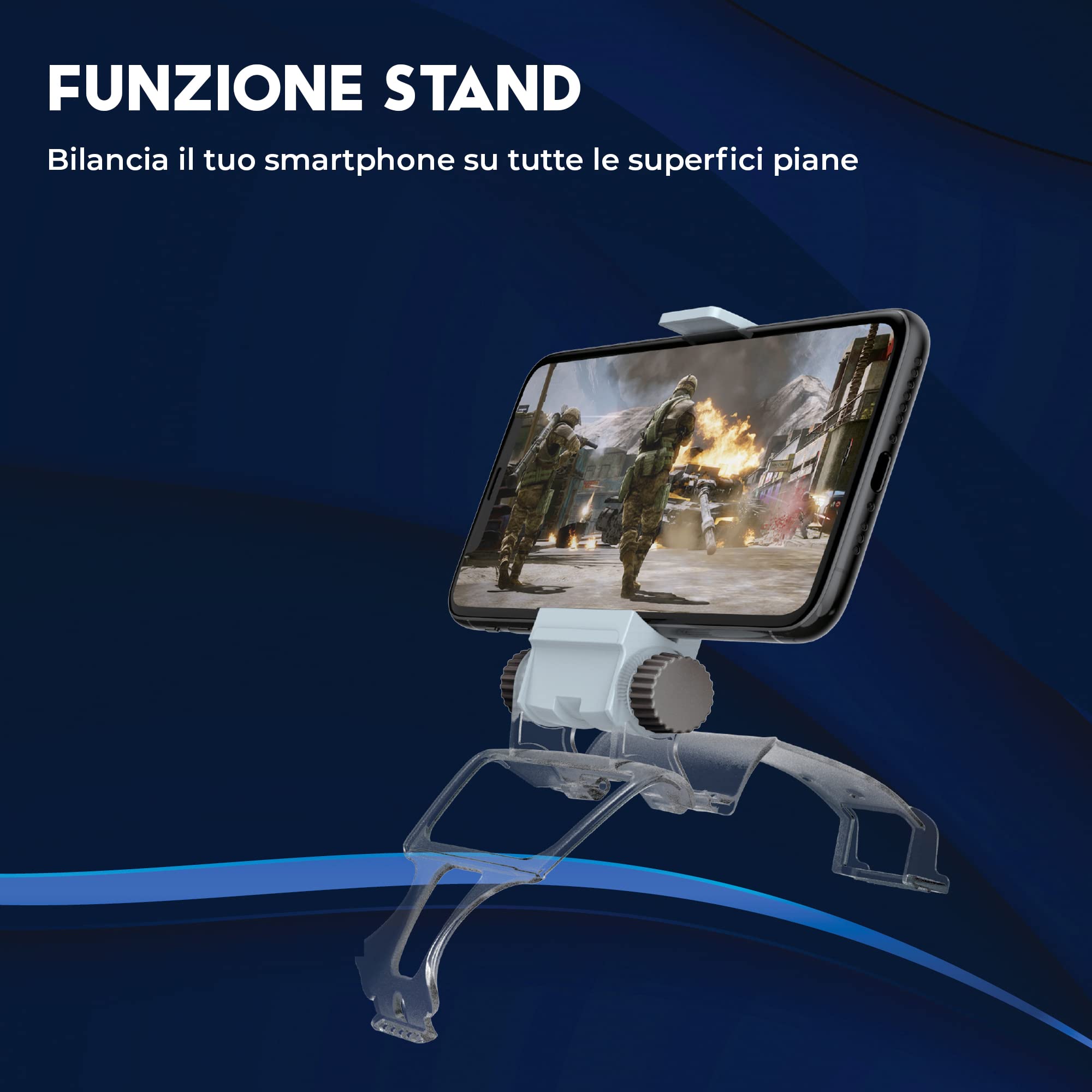 GameGrip5+ Clip Per Controller PS5 DualSense - Supporto Per Smartphone IPhone/Android Da 4 A 6,5 Pollici - Foto 13