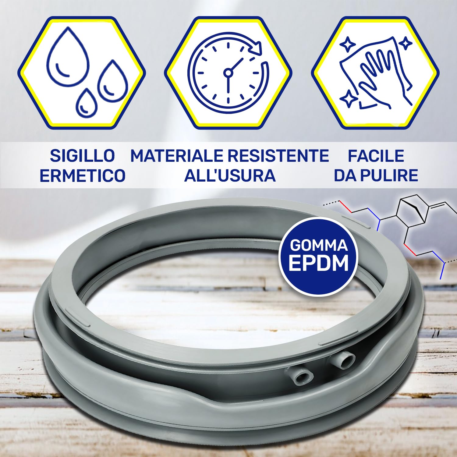 Guarnizione In Gomma Per Porta Compatibile Con Miele 7887922 Per - Foto 7