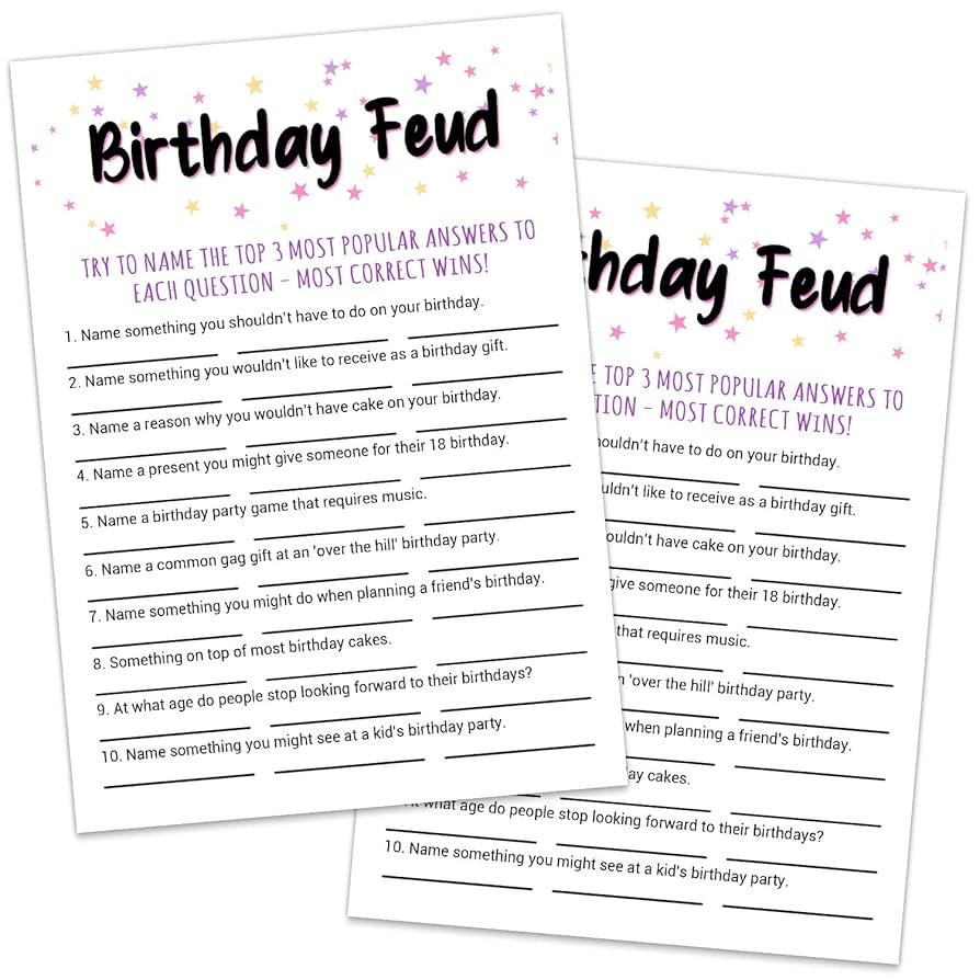 amazon-com-adult-birthday-party-game-birthday-feud-birthday-game-cards-adult-birthday-party-game-fun-novelty-cards-for-birthday-birthday-party-supplies-game-idea-5-7-inches-home-kitchen for Free Printable Games For 60th Birthday Party Amazon.com: Adult Birthday Party Game, Birthday Feud Birthday Game Cards, Adult Birthday Party Game, Fun Novelty Cards for Birthday, Birthday Party Supplies Game Idea, 5 * 7 inches : Home & Kitchen for Free Printable Games For 60th Birthday Party