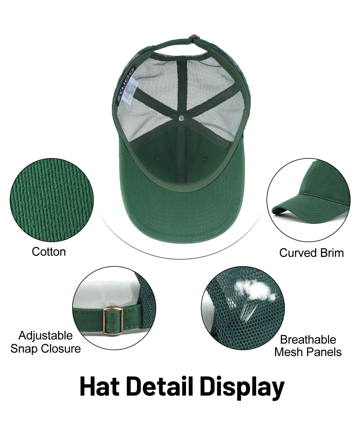 Feng Shui， Czapki baseballowe XL/XXL Duże czapki sportowe do biegania Kapelusze Oversize Czapka taty Klasyczna czapka golfowa do tenisa na duże głowy