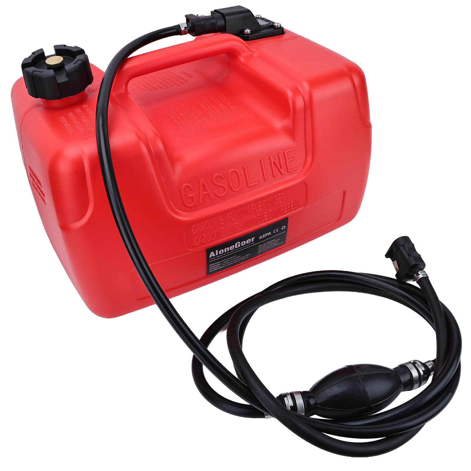 AloneGoer 3 Gallon Boat Gas Tank