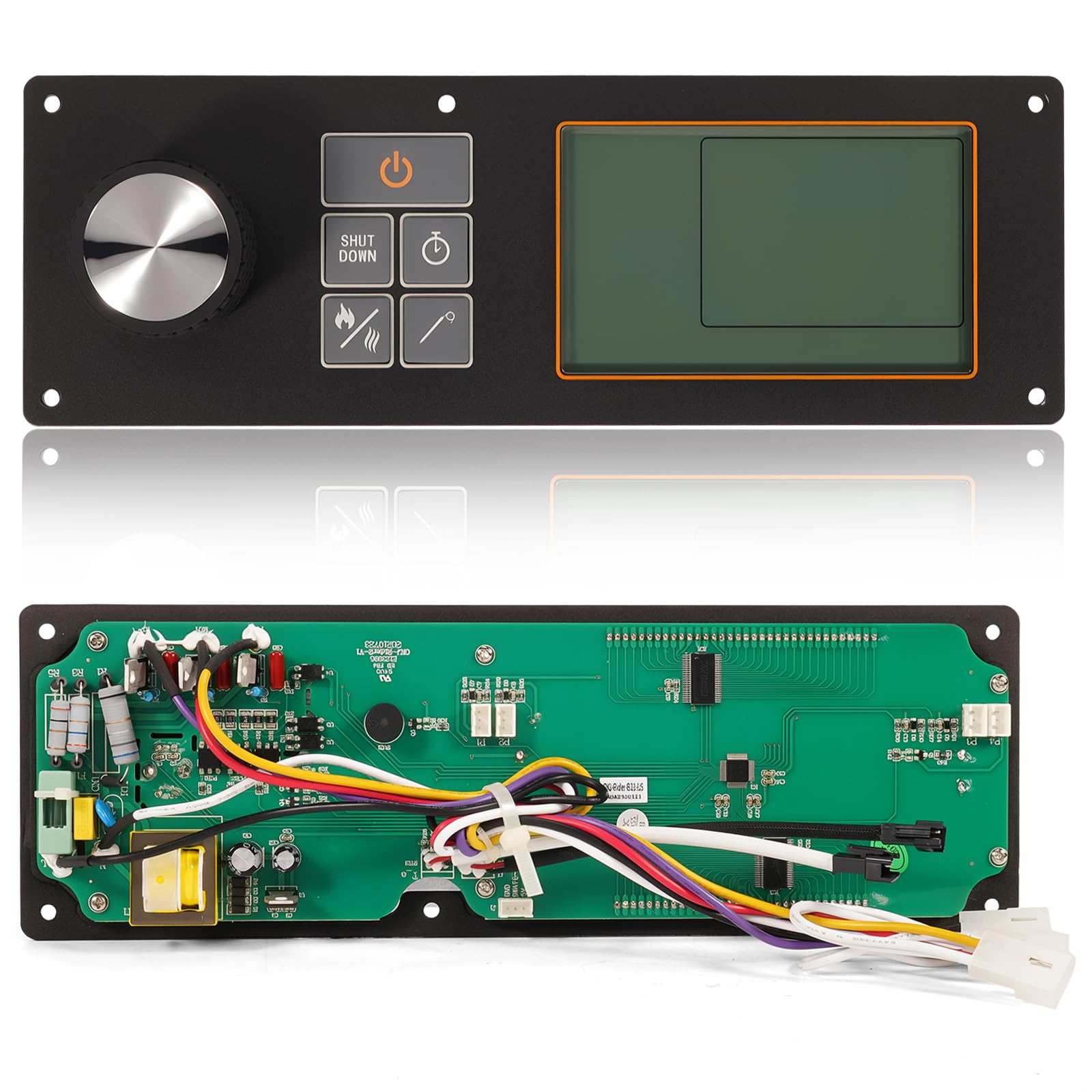 Photo 1 of Dilomber Digital Pellet Grill Main Control Board Replacement for Oklahoma Joe's Rider 600 900 1200 DLX Generation 2 Pellet Grills Smokers 16813-08 16812-04 Temperature Control Panel