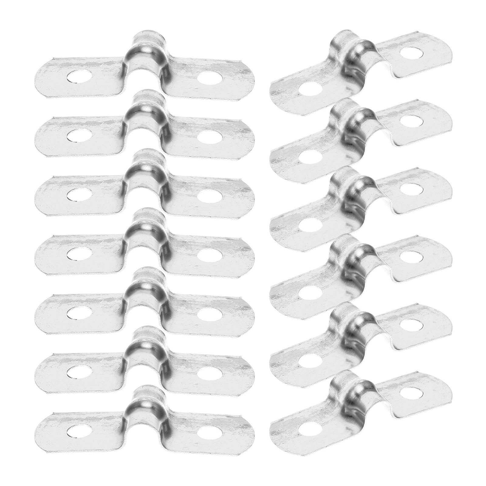 Lztdsbx One Color Stainless Steel Conduit Clamps 500Pcs Stainless Steel Clamp U Bracket 304 Tube Mounting Holder For Home Industrial Use Pipe Clamps Clip Mount