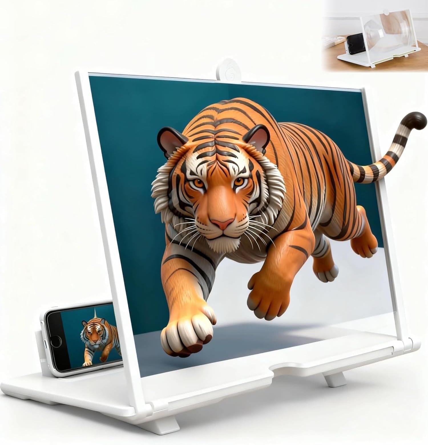 2026 New Screen Magnifier Version 3D HD Mobile Phone Magnifier Projector Screen for Movies Videos Gaming Screen Magnifier