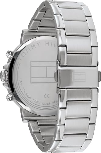 Tommy Hilfiger Analogue Multifunction Quartz Watch for Men with Silver Stainless Steel Bracelet - 1710382 - 3