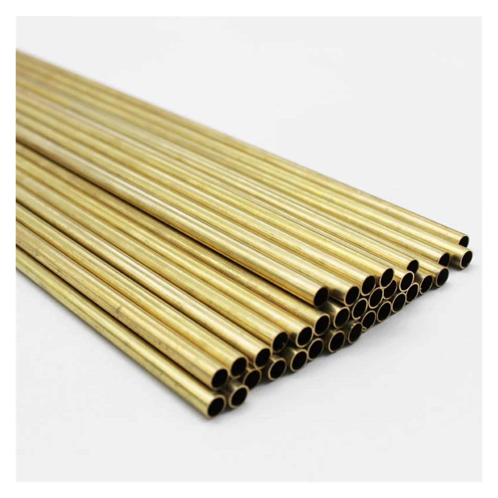 Bezszwowe rury mosiężne okrągłe, Rura miedziana H62 Mosiężna rurka Długość kapilary 500 mm OD 11-15 Wiele rozmiarów(12x3x500mm)