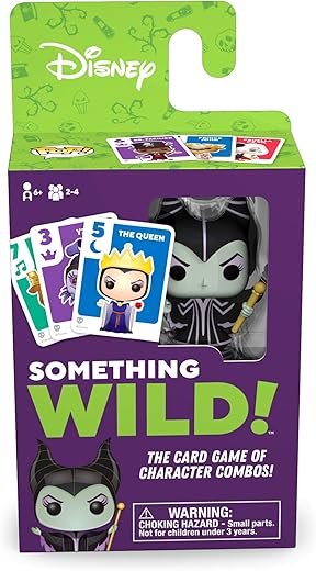 Funko 49356 Board Games 49356 Signature Something Wild Card Game-Villains, Multicolour