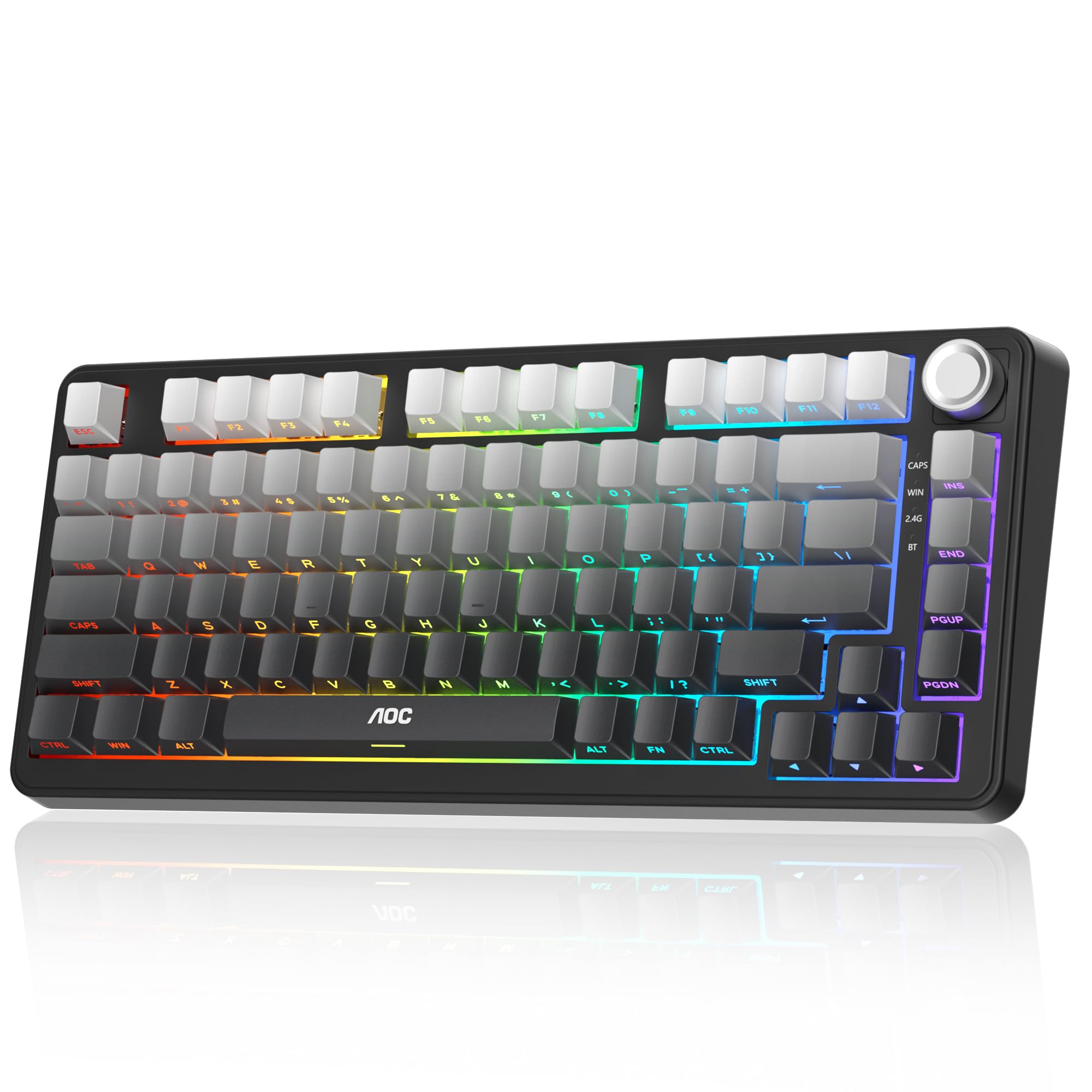 Amazon | 【国内正規品】AOC GK330 ゲーミングキーボード ワイヤレス 