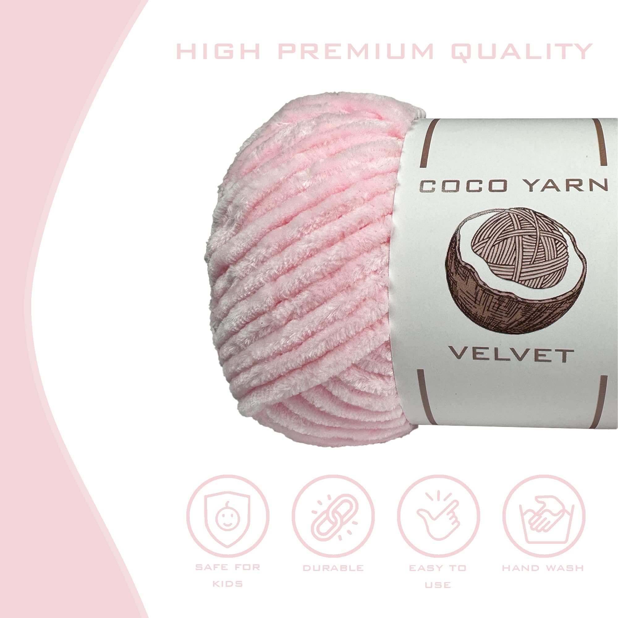 Velvet Yarn For Crocheting – CocoYarn - Chenille Zambia