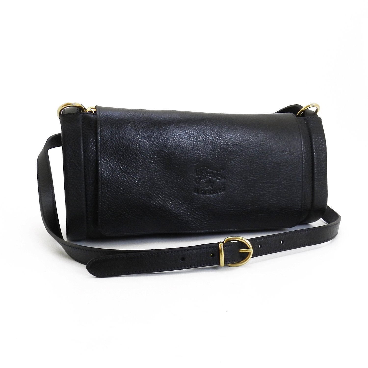 Amazon | (イルビゾンテ)IL BISONTE ショルダーバッグ A1464 (ブラック