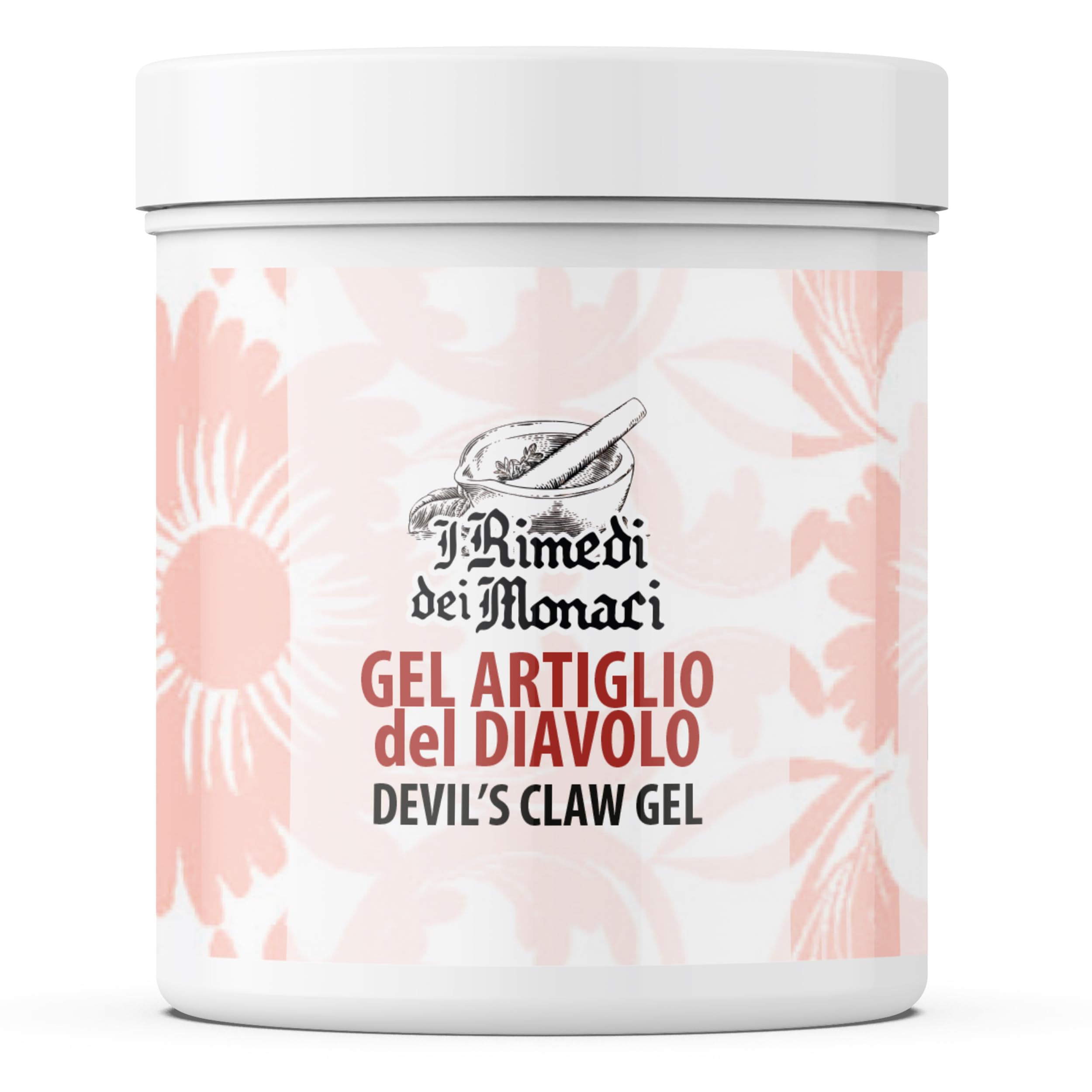 Gel Artiglio del Diavolo e Arnica con Capsico 550 ml, Pomata Extra Forte per Muscoli con Artiglio del Diavolo e Arnica, Crema Per Massaggi Locali Rilassanti, 100% Made in Italy - Rimedi dei Monaci