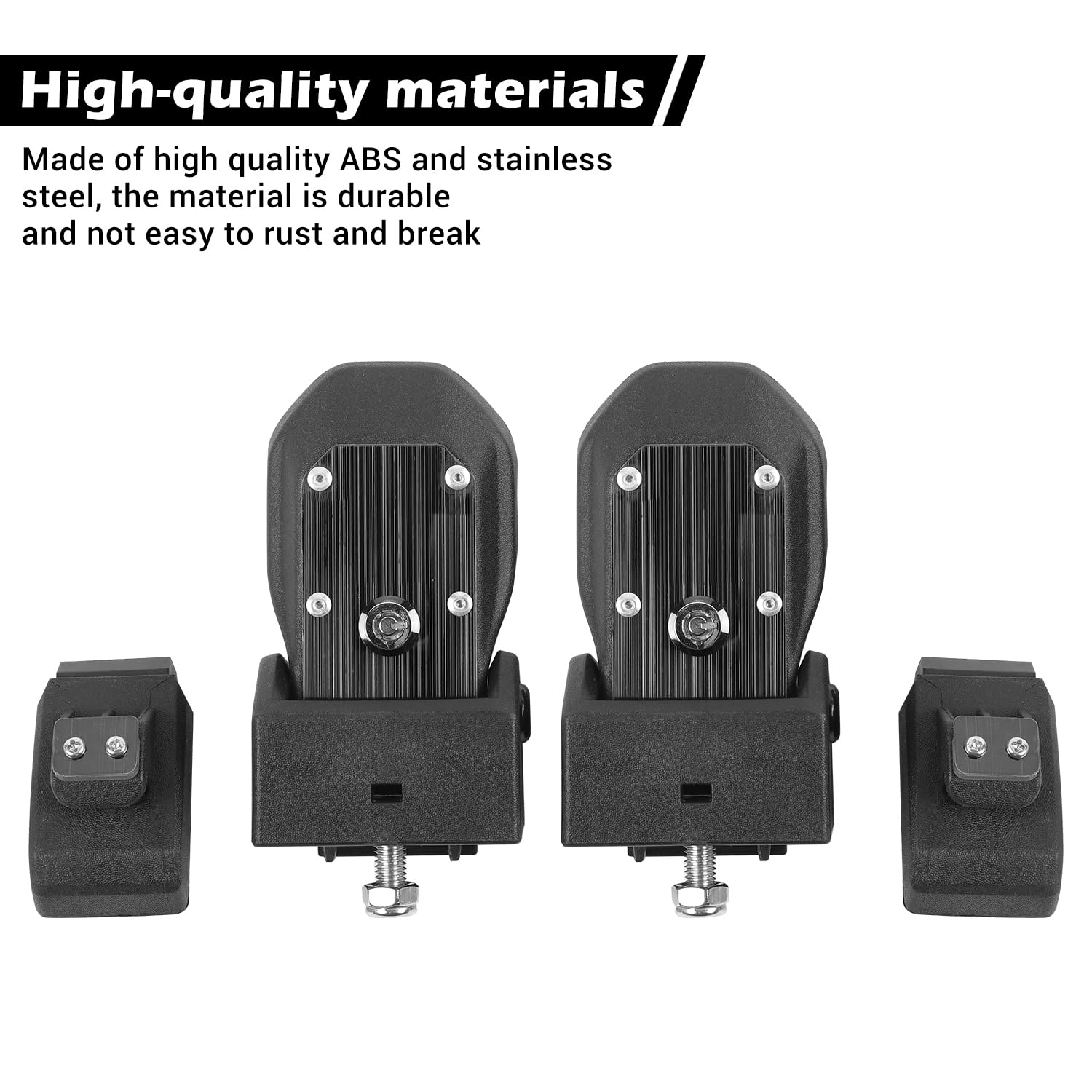 Rt-tcz Kit De Pestillos De Capó Wrangler Compatible Con Jeep