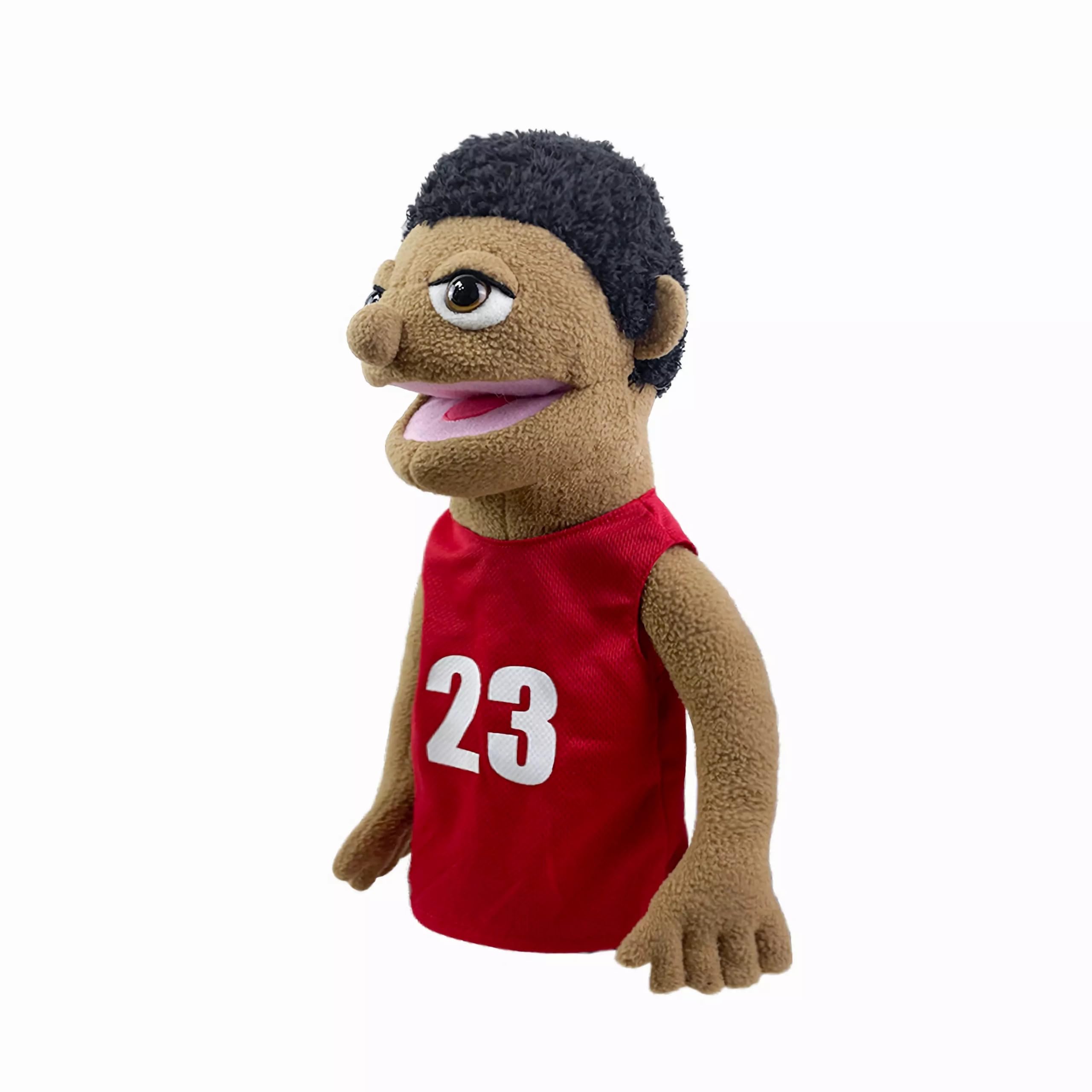 LOMTRATS Theater Hand Puppets for kids,Includes Teacher, policeman, farmer, pirate, detective - Image 3