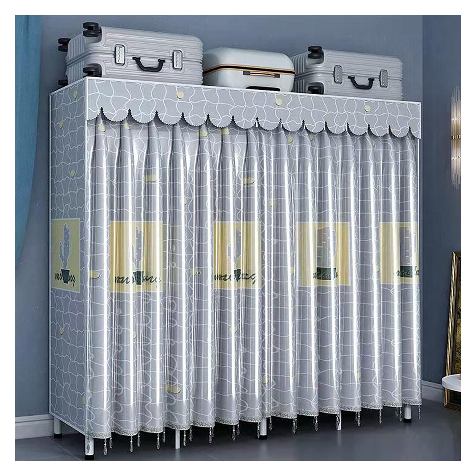 Armadi per Guardaroba Portatili 55/63 Pollici Organizzatore per Armadio Portatile Armadio per Guardaroba Portatile Armadio per Vestiti Armadio Portatile Armadio per Armadio Organiz