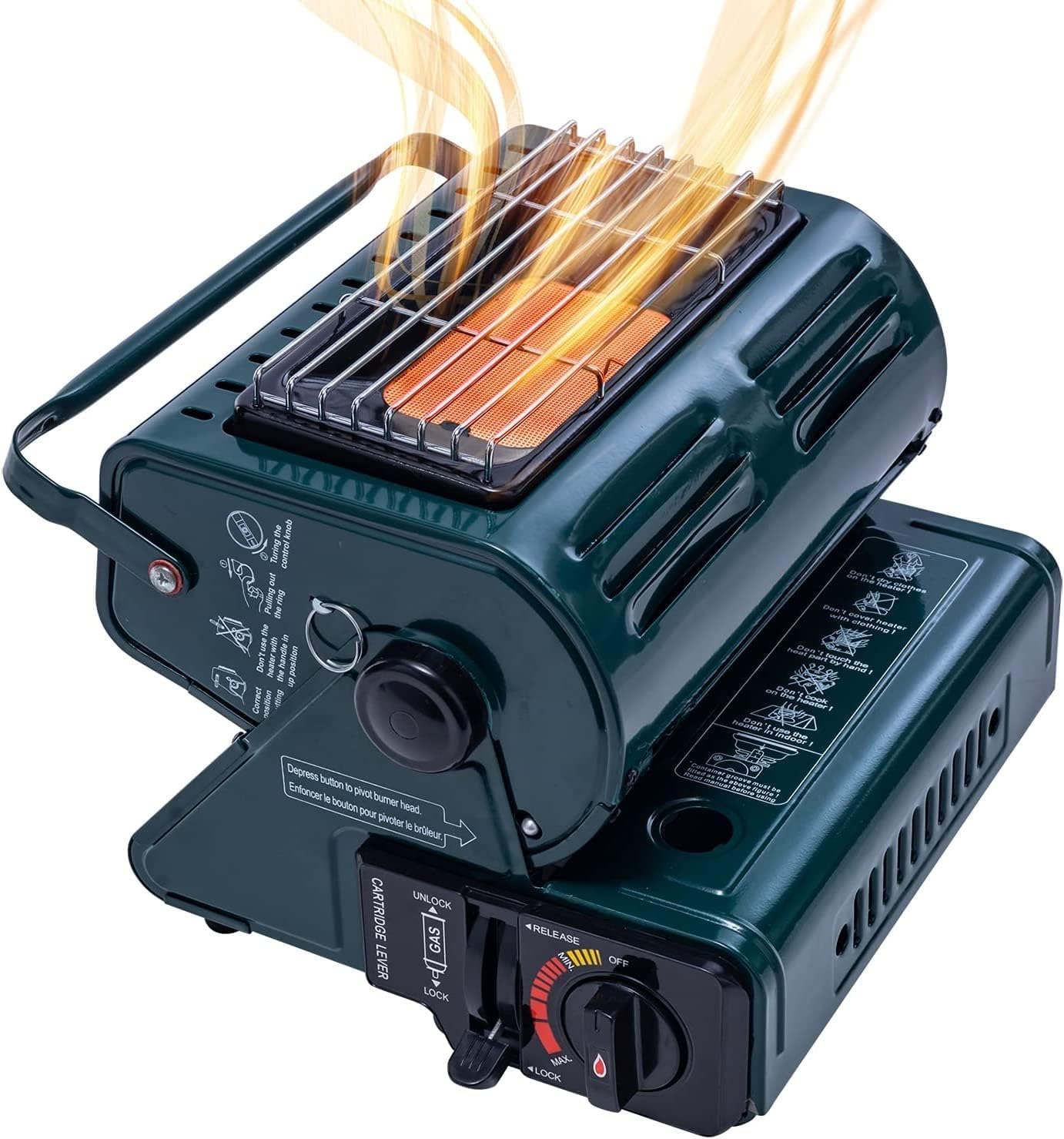 Outdoor Propane Or Butane Dual Fuel Heater Camping Space Heaters With