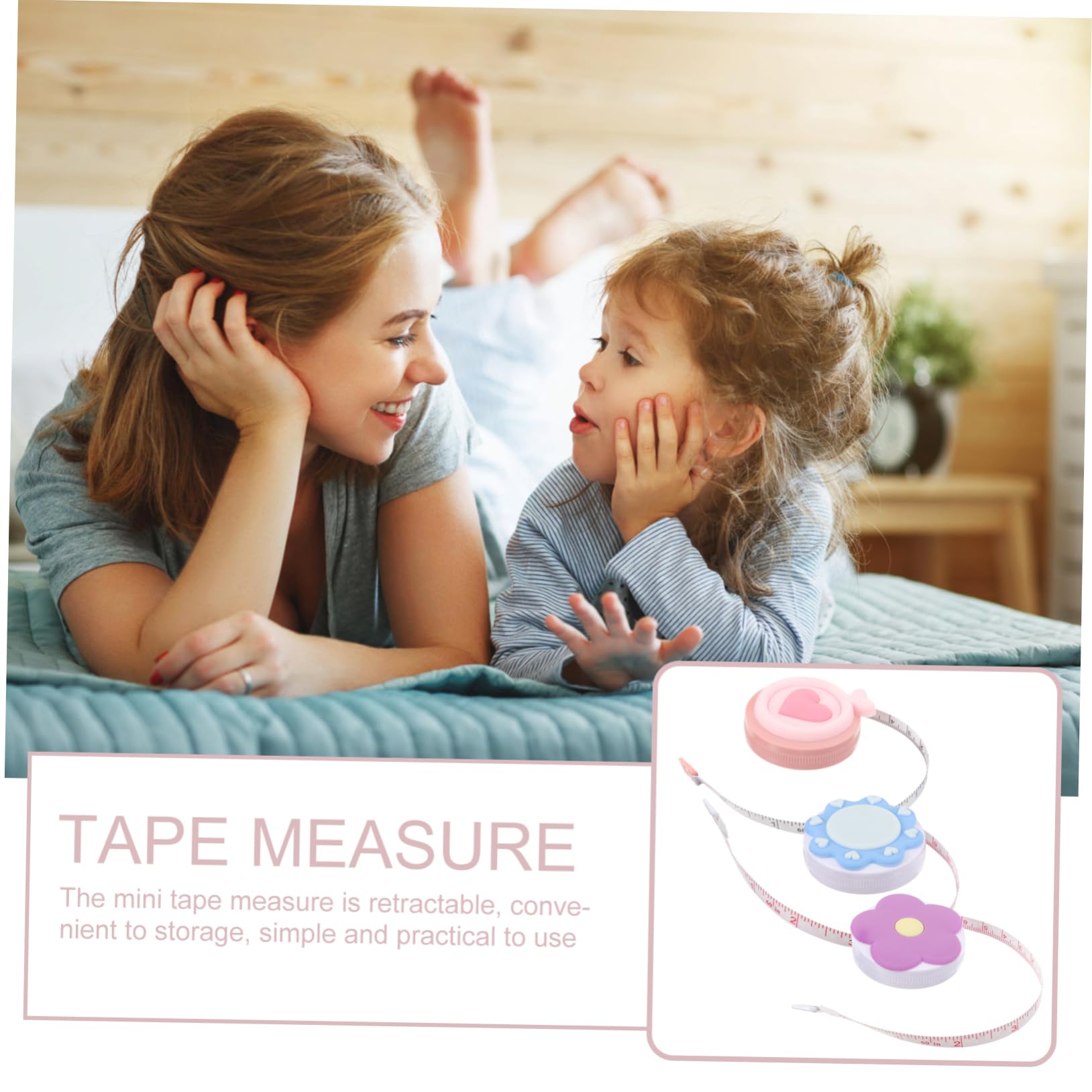 Gadpiparty 5 set Nastro Per Macaron Nastro Di Misurazione Per Cucire Mini Metro A Nastro Portatile Metro A Nastro Portatile Metro A Nastro Retrattile Per Sarto Metro A Nastro 3 pezzi*5