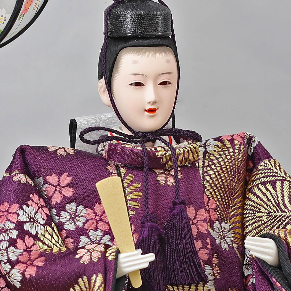 美品　雛人形　3段飾り　ケース付き　ライト　オルゴール　本頭　石膏　喜月作 美品 雛人形 3段飾り ケース付き ライト オルゴール 本頭 石膏