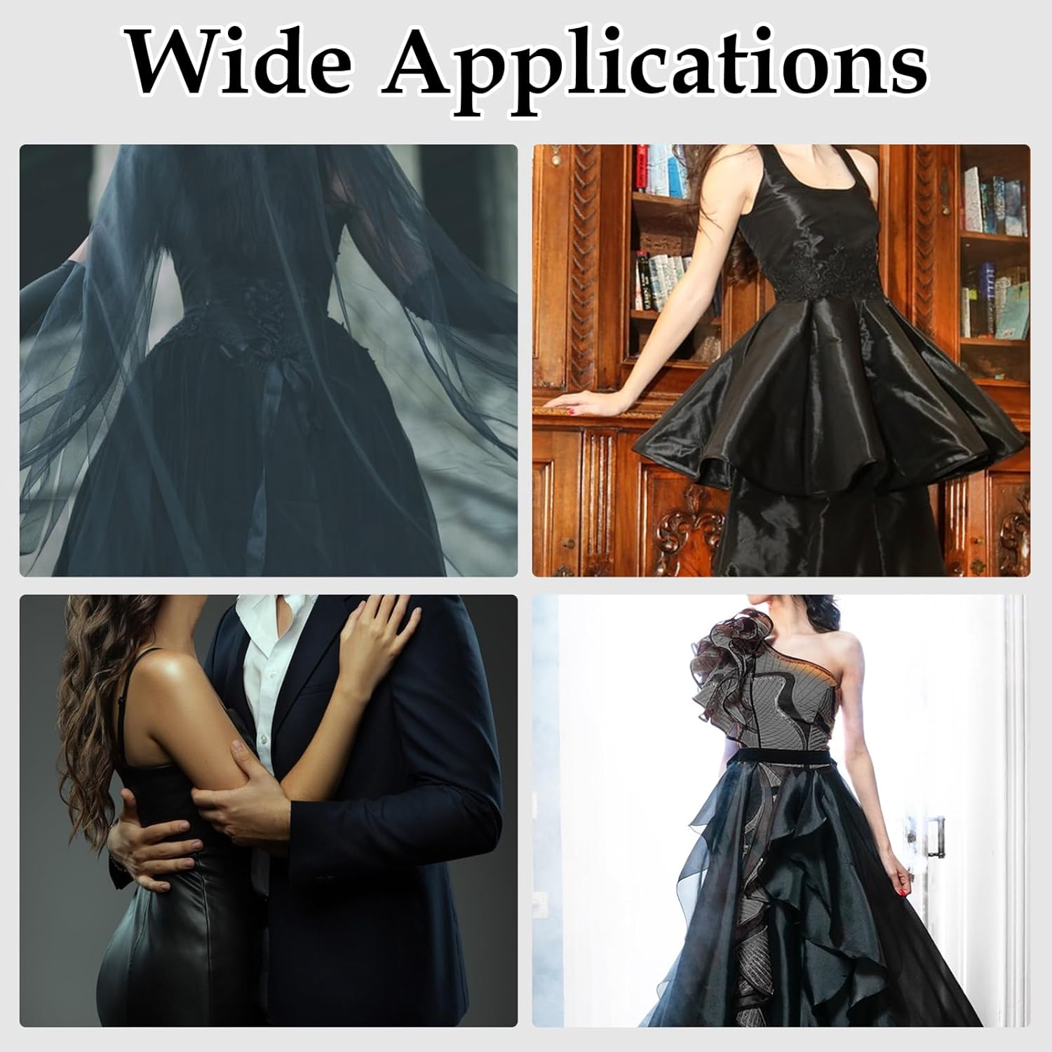 GeryVtee Adjustable Fit Satin Corset Back Kit Women's Wedding Dress Corset Kit Loops Fit Lace up for Prom Form Dress - Image 7