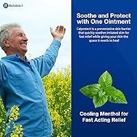 Vista 4 de CalProtect Ungüento hidratante antierupciones (tubo de 4 onzas) Reliable-1 Laboratories para adultos para incontinencia de pañales, barrera cutánea