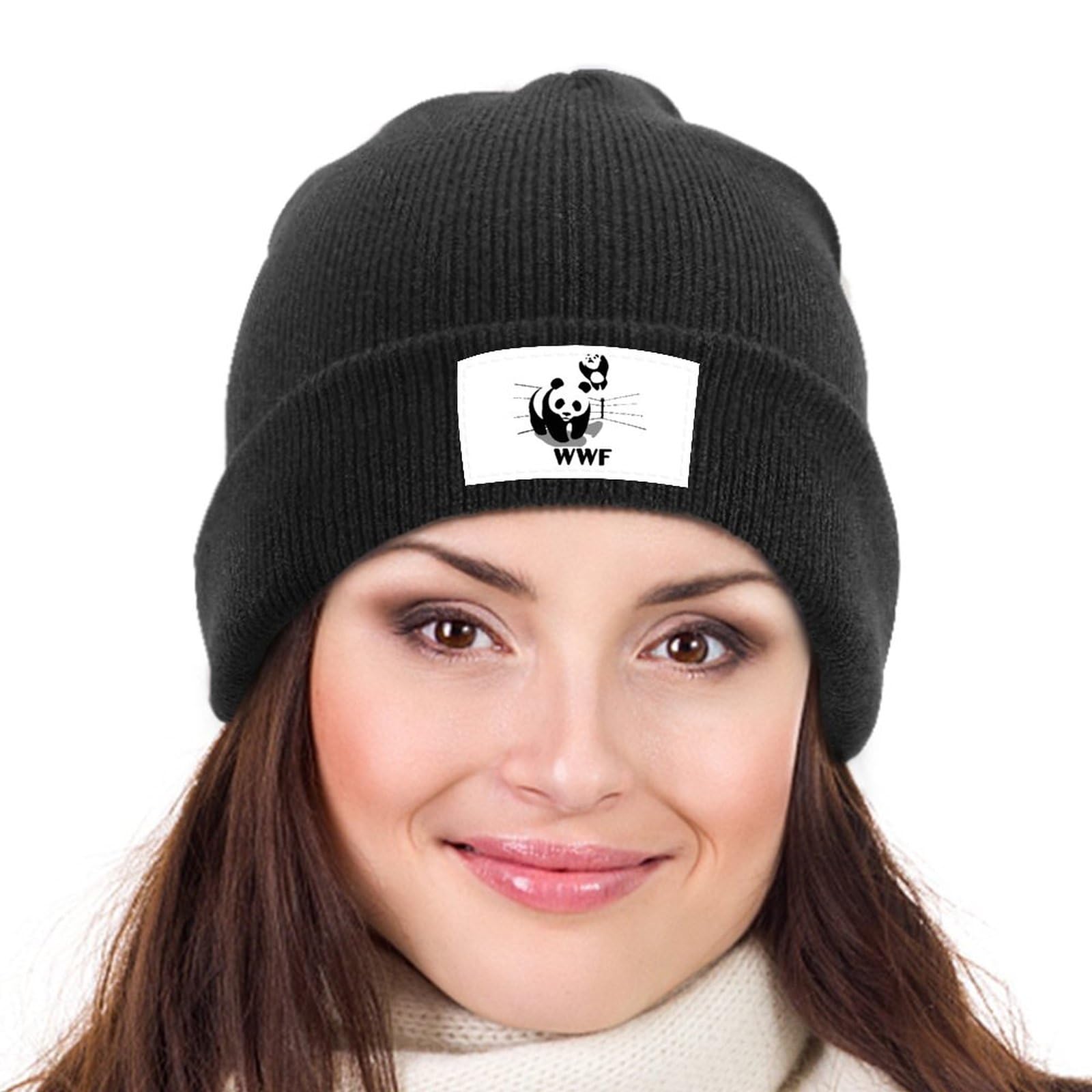 パンダ　ニット帽 Amazon.co.jp: ニット帽 WWF パンダ ニットキャップ 帽子 ビーニー