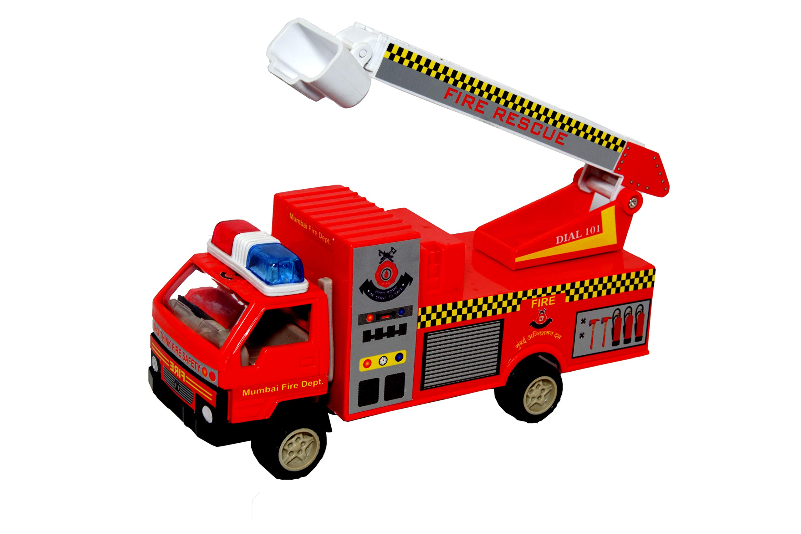 TOYMANIA Pull Back FIRE Brigade Rescue Toy Truck for Kids. | Movable FIRE Ladder and Stand. (B07VV9N9TS) Amazon Price History, Amazon Price Tracker