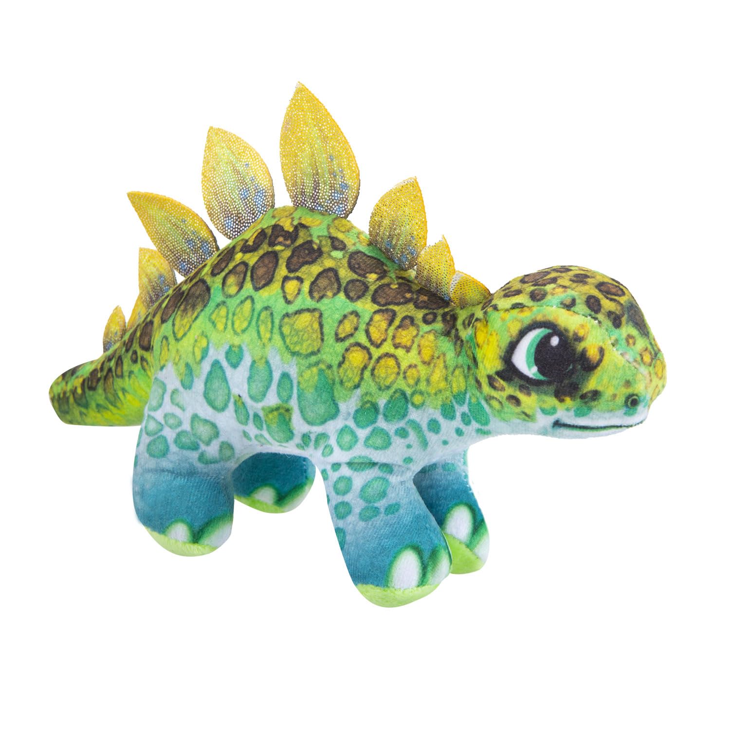 VFM - Dinosaur Stegosaurus Soft Toy Dino Plush Cuddly Soft Fluffy Plushie Stuffed Toy Plush Toy Cute Stuffed Plushie, Gifts for Birthday, Valentine's Day Christmas - 30cm Green