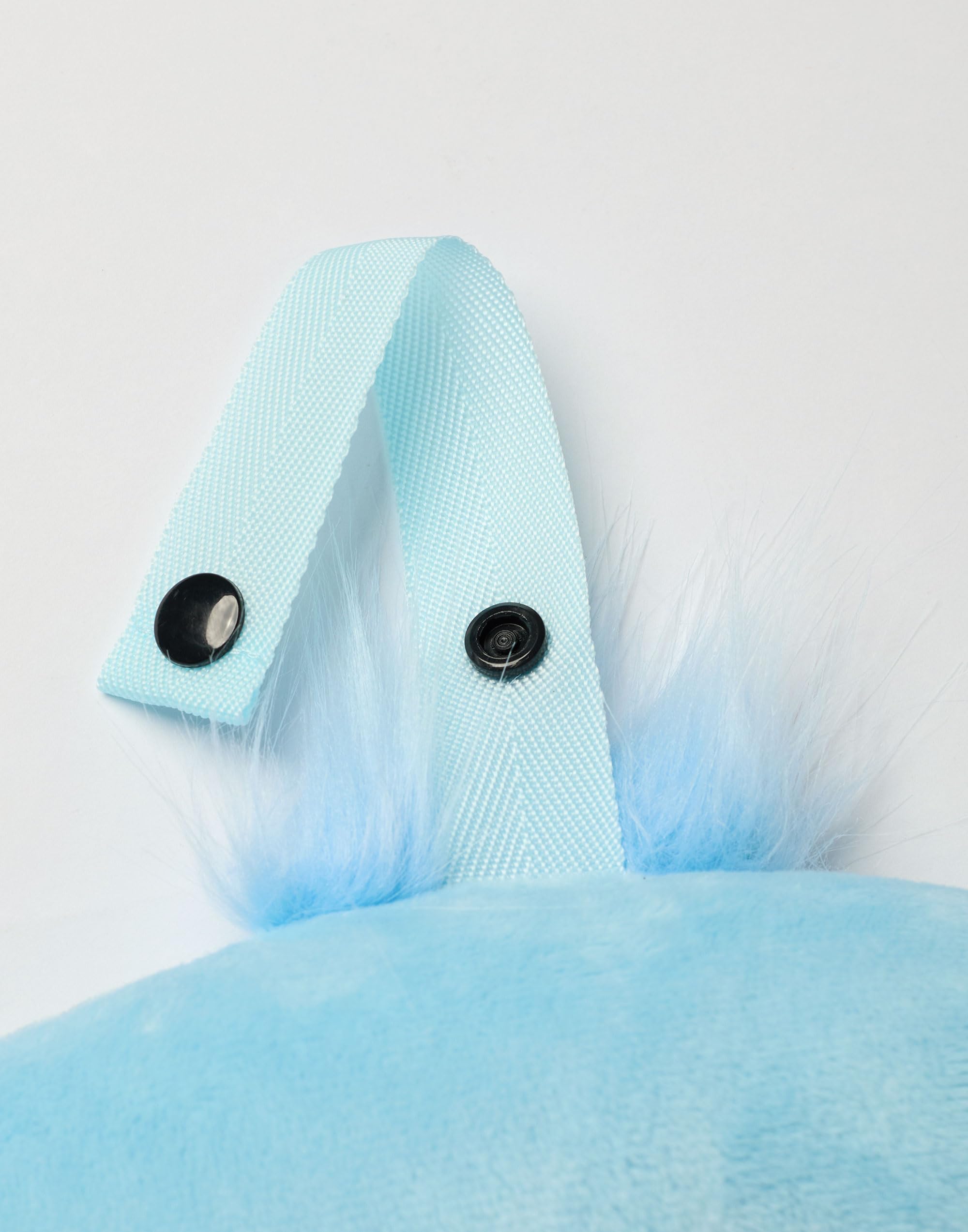 Disney Set Cuscino da Viaggio e Mascherina Lilo & Stitch | Cuscino per il Collo Peloso Blu e Mascherina per Dormire per Donne e Ragazze | Set da Viaggio Coordinato con Orecchie 3D per Adulti